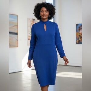 Cobalt blue sheets dress